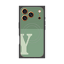 プレミアムパネル with MagSafe［ オリジナル - initial two tone - Y green ］