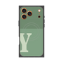 プレミアムパネル with MagSafe［ オリジナル - initial two tone - Y green ］