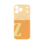プレミアムパネル with MagSafe［ オリジナル - initial two tone - Z orange ］