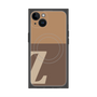 プレミアムパネル with MagSafe［ オリジナル - initial two tone - Z brown ］