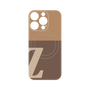 プレミアムパネル with MagSafe［ オリジナル - initial two tone - Z brown ］