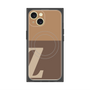 プレミアムパネル with MagSafe［ オリジナル - initial two tone - Z brown ］