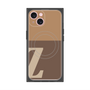 プレミアムパネル with MagSafe［ オリジナル - initial two tone - Z brown ］