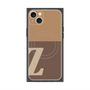 プレミアムパネル with MagSafe［ オリジナル - initial two tone - Z brown ］