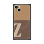 プレミアムパネル with MagSafe［ オリジナル - initial two tone - Z brown ］