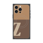 プレミアムパネル with MagSafe［ オリジナル - initial two tone - Z brown ］