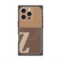 プレミアムパネル with MagSafe［ オリジナル - initial two tone - Z brown ］
