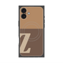 プレミアムパネル with MagSafe［ オリジナル - initial two tone - Z brown ］