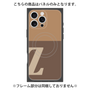 プレミアムパネル with MagSafe［ オリジナル - initial two tone - Z brown ］