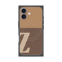 プレミアムパネル with MagSafe［ オリジナル - initial two tone - Z brown ］