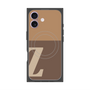 プレミアムパネル with MagSafe［ オリジナル - initial two tone - Z brown ］