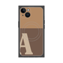プレミアムパネル with MagSafe［ オリジナル - initial two tone - A brown ］