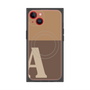 プレミアムパネル with MagSafe［ オリジナル - initial two tone - A brown ］