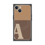 プレミアムパネル with MagSafe［ オリジナル - initial two tone - A brown ］