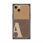 プレミアムパネル with MagSafe［ オリジナル - initial two tone - A brown ］