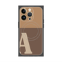 プレミアムパネル with MagSafe［ オリジナル - initial two tone - A brown ］