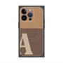 プレミアムパネル with MagSafe［ オリジナル - initial two tone - A brown ］