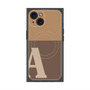 プレミアムパネル with MagSafe［ オリジナル - initial two tone - A brown ］