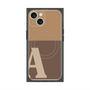 プレミアムパネル with MagSafe［ オリジナル - initial two tone - A brown ］