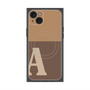 プレミアムパネル with MagSafe［ オリジナル - initial two tone - A brown ］