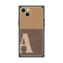プレミアムパネル with MagSafe［ オリジナル - initial two tone - A brown ］