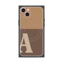 プレミアムパネル with MagSafe［ オリジナル - initial two tone - A brown ］