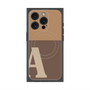 プレミアムパネル with MagSafe［ オリジナル - initial two tone - A brown ］