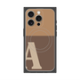 プレミアムパネル with MagSafe［ オリジナル - initial two tone - A brown ］
