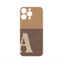 プレミアムパネル with MagSafe［ オリジナル - initial two tone - A brown ］