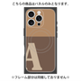 プレミアムパネル with MagSafe［ オリジナル - initial two tone - A brown ］