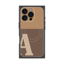 プレミアムパネル with MagSafe［ オリジナル - initial two tone - A brown ］