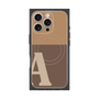 プレミアムパネル with MagSafe［ オリジナル - initial two tone - A brown ］