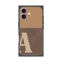 プレミアムパネル with MagSafe［ オリジナル - initial two tone - A brown ］