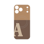 プレミアムパネル with MagSafe［ オリジナル - initial two tone - A brown ］