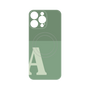 プレミアムパネル with MagSafe［ オリジナル - initial two tone - A green ］