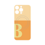プレミアムパネル with MagSafe［ オリジナル - initial two tone - B orange ］