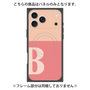 プレミアムパネル with MagSafe［ オリジナル - initial two tone - B pink ］