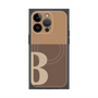 プレミアムパネル with MagSafe［ オリジナル - initial two tone - B brown ］