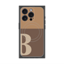 プレミアムパネル with MagSafe［ オリジナル - initial two tone - B brown ］