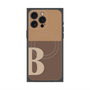 プレミアムパネル with MagSafe［ オリジナル - initial two tone - B brown ］