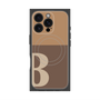 プレミアムパネル with MagSafe［ オリジナル - initial two tone - B brown ］