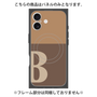 プレミアムパネル with MagSafe［ オリジナル - initial two tone - B brown ］