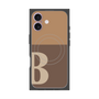 プレミアムパネル with MagSafe［ オリジナル - initial two tone - B brown ］