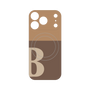 プレミアムパネル with MagSafe［ オリジナル - initial two tone - B brown ］