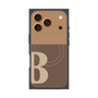 プレミアムパネル with MagSafe［ オリジナル - initial two tone - B brown ］