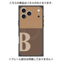 プレミアムパネル with MagSafe［ オリジナル - initial two tone - B brown ］