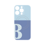 プレミアムパネル with MagSafe［ オリジナル - initial two tone - B blue ］