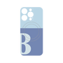 プレミアムパネル with MagSafe［ オリジナル - initial two tone - B blue ］