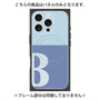 プレミアムパネル with MagSafe［ オリジナル - initial two tone - B blue ］