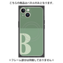 プレミアムパネル with MagSafe［ オリジナル - initial two tone - B green ］